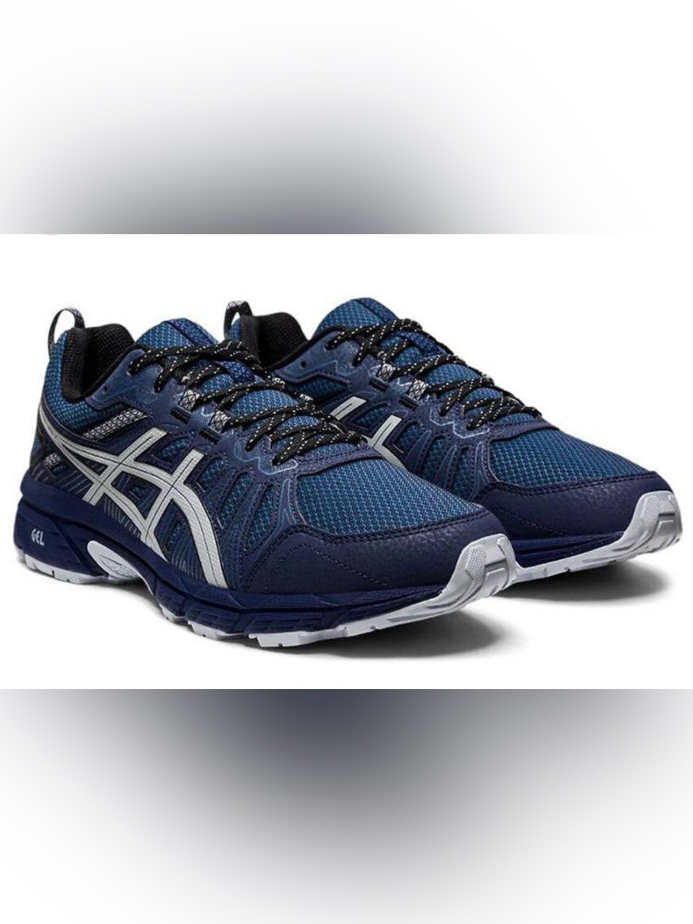ASICS Gel-Venture Peacoat Men's Trail Running Navy Blue Sneakers Size 10